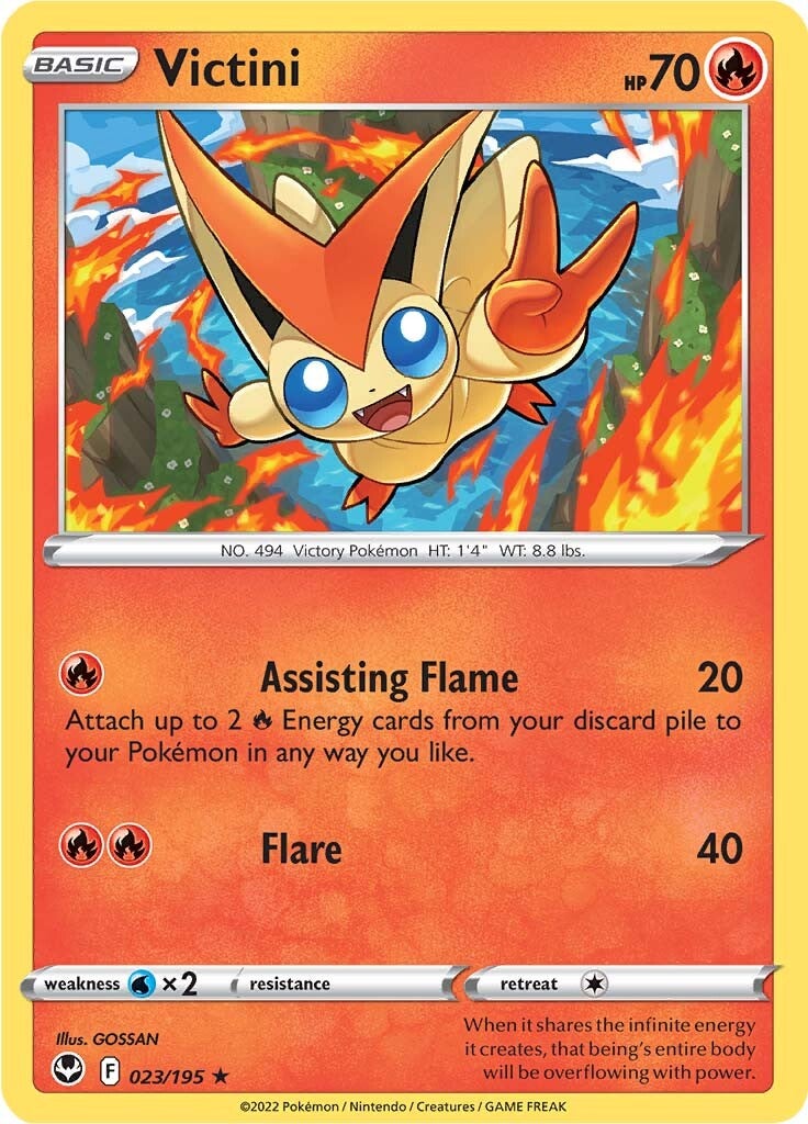 Victini (023/195) [Sword & Shield: Silver Tempest] | Dragon's Lair Comics and Fantasy Houston TX