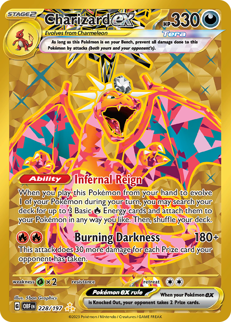 Charizard ex (228/197) [Scarlet & Violet: Obsidian Flames] | Dragon's Lair Comics and Fantasy Houston TX