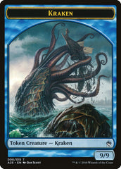 Fish // Kraken Double-Sided Token [Masters 25 Tokens] | Dragon's Lair Comics and Fantasy Houston TX