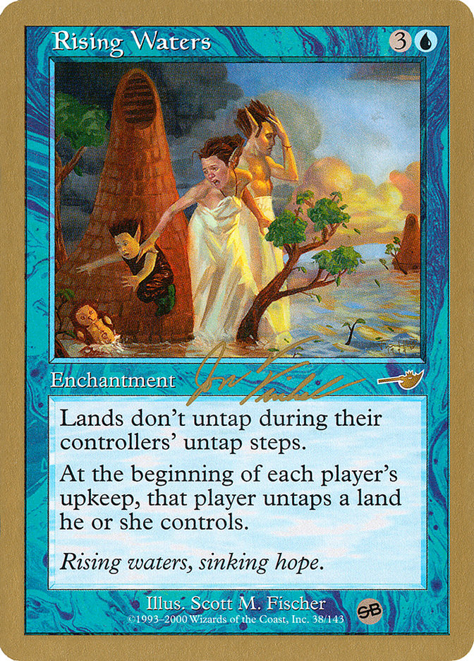 Rising Waters (Jon Finkel) (SB) [World Championship Decks 2000] | Dragon's Lair Comics and Fantasy Houston TX