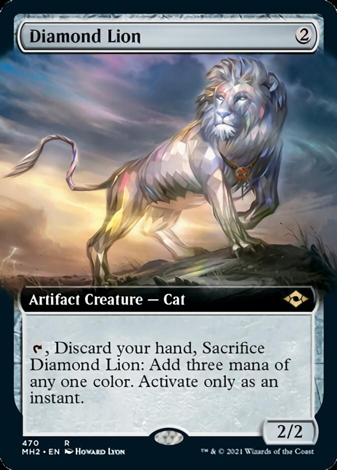 Diamond Lion (Extended Art) [Modern Horizons 2] | Dragon's Lair Comics and Fantasy Houston TX