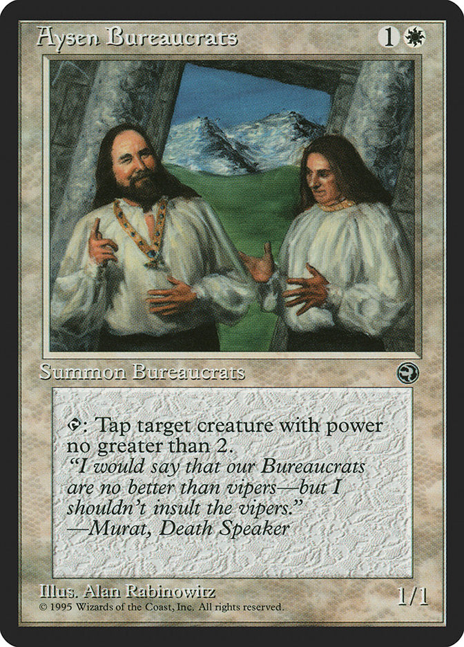 Aysen Bureaucrats (Murat Flavor Text) [Homelands] | Dragon's Lair Comics and Fantasy Houston TX