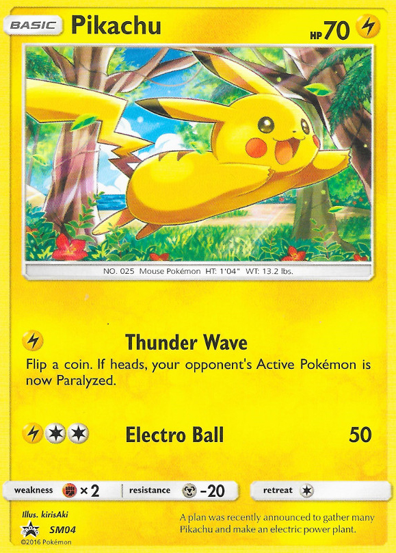 Pikachu (SM04) [Sun & Moon: Black Star Promos] | Dragon's Lair Comics and Fantasy Houston TX