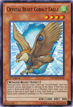 Crystal Beast Cobalt Eagle [RYMP-EN045] Super Rare | Dragon's Lair Comics and Fantasy Houston TX