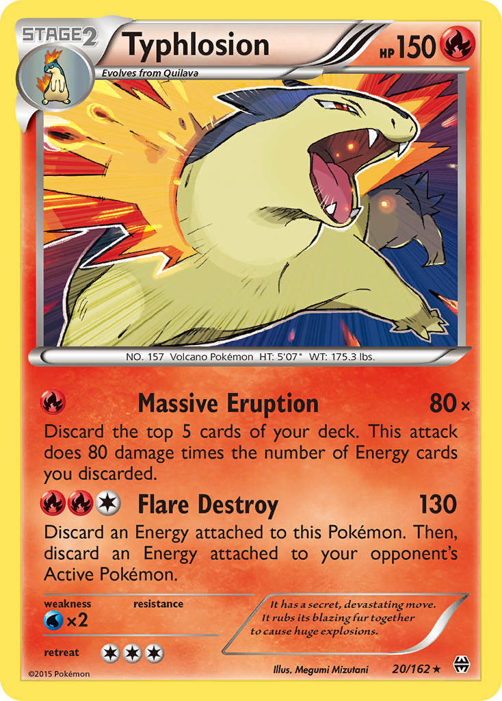 Typhlosion (20/162) [XY: BREAKthrough] | Dragon's Lair Comics and Fantasy Houston TX