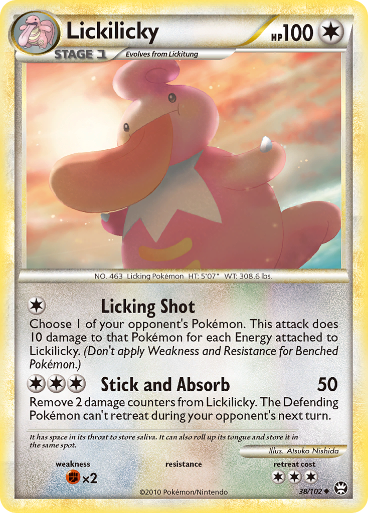 Lickilicky (38/102) [HeartGold & SoulSilver: Triumphant] | Dragon's Lair Comics and Fantasy Houston TX