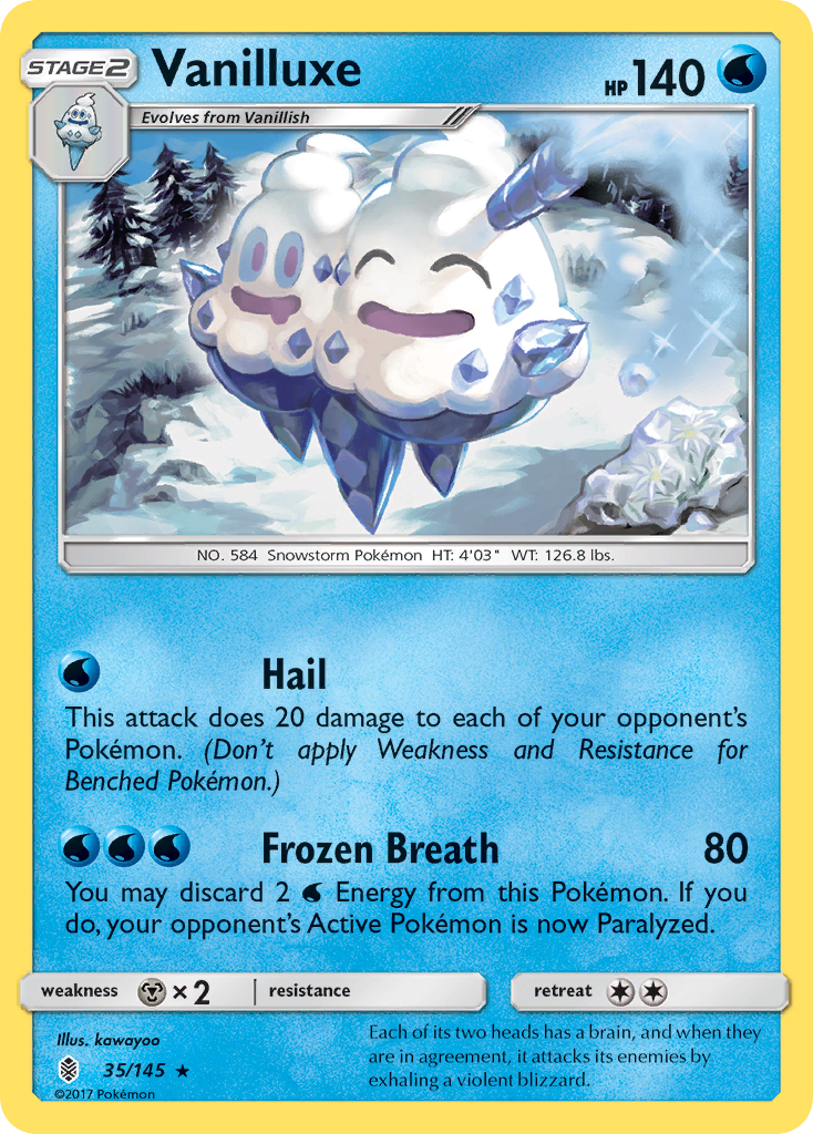 Vanilluxe (35/145) [Sun & Moon: Guardians Rising] | Dragon's Lair Comics and Fantasy Houston TX