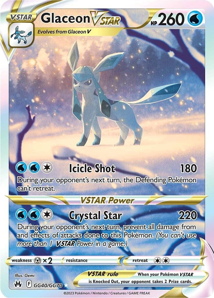 Glaceon VSTAR (GG40/GG70) [Sword & Shield: Crown Zenith] | Dragon's Lair Comics and Fantasy Houston TX