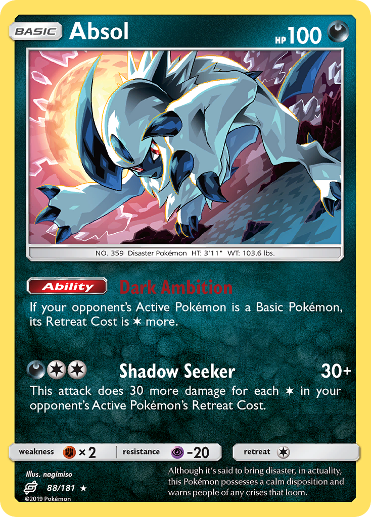 Absol (88/181) [Sun & Moon: Team Up] | Dragon's Lair Comics and Fantasy Houston TX