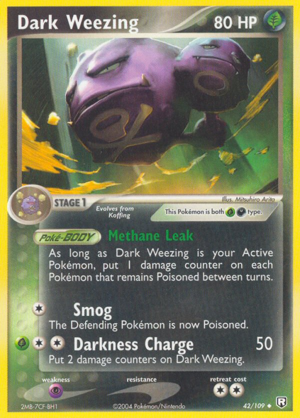 Dark Weezing (42/109) [EX: Team Rocket Returns] | Dragon's Lair Comics and Fantasy Houston TX