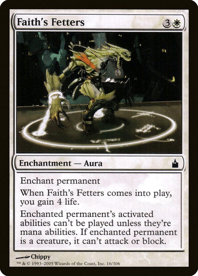 Faith's Fetters [Ravnica: City of Guilds] | Dragon's Lair Comics and Fantasy Houston TX