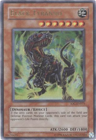 Black Tyranno [IOC-EN075] Ultra Rare | Dragon's Lair Comics and Fantasy Houston TX