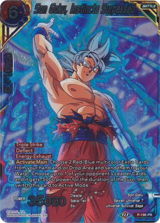 Son Goku, Instincts Surpassed (P-198) [Promotion Cards] | Dragon's Lair Comics and Fantasy Houston TX