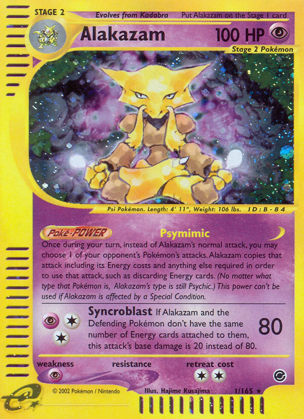 Alakazam (1/165) [Expedition: Base Set] | Dragon's Lair Comics and Fantasy Houston TX