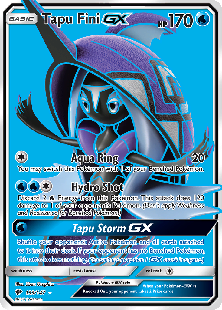 Tapu Fini GX (133/147) [Sun & Moon: Burning Shadows] | Dragon's Lair Comics and Fantasy Houston TX