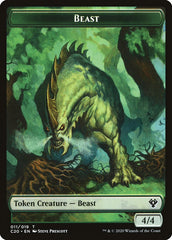 Bird Illusion // Beast (011) Double-Sided Token [Commander 2020 Tokens] | Dragon's Lair Comics and Fantasy Houston TX