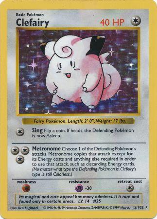 Clefairy (5/102) [Base Set Shadowless Unlimited] | Dragon's Lair Comics and Fantasy Houston TX