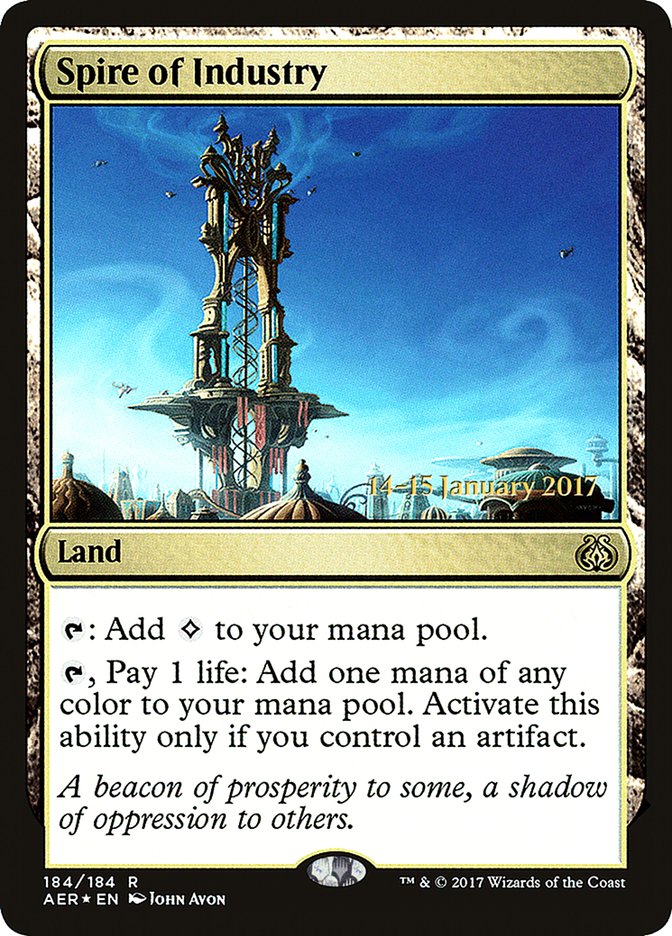 Spire of Industry [Aether Revolt Prerelease Promos] | Dragon's Lair Comics and Fantasy Houston TX