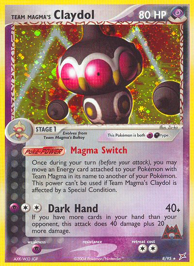 Team Magma's Claydol (8/95) [EX: Team Magma vs Team Aqua] | Dragon's Lair Comics and Fantasy Houston TX