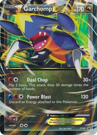 Garchomp EX (XY09) (Jumbo Card) [XY: Black Star Promos] | Dragon's Lair Comics and Fantasy Houston TX