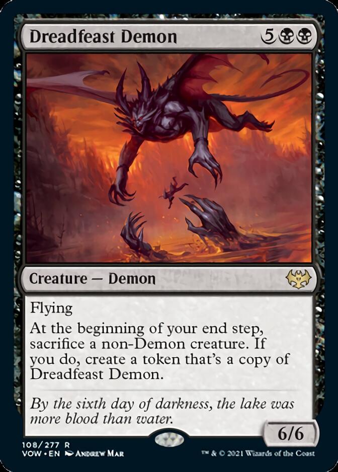 Dreadfeast Demon [Innistrad: Crimson Vow] | Dragon's Lair Comics and Fantasy Houston TX