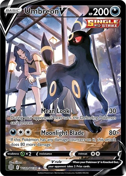 Umbreon V (TG22/TG30) [Sword & Shield: Brilliant Stars] | Dragon's Lair Comics and Fantasy Houston TX