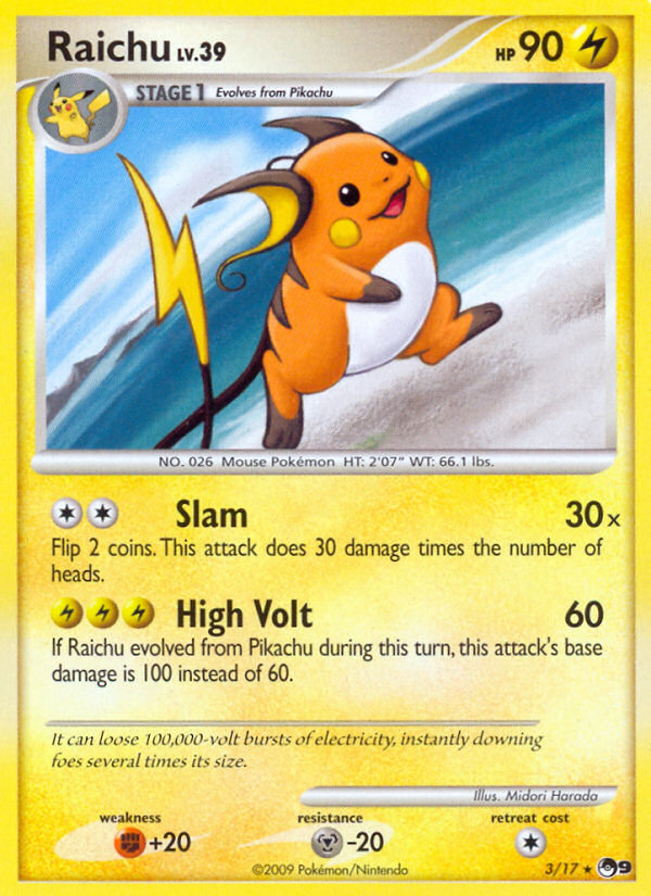 Raichu (3/17) [POP Series 9] | Dragon's Lair Comics and Fantasy Houston TX