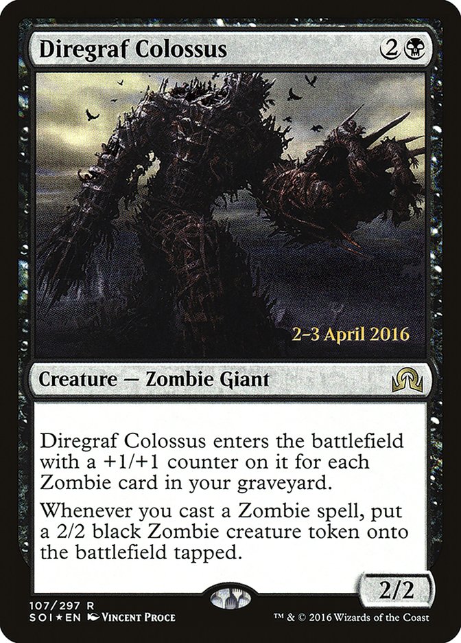 Diregraf Colossus [Shadows over Innistrad Prerelease Promos] | Dragon's Lair Comics and Fantasy Houston TX