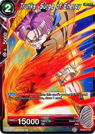 Trunks, Surge of Energy (EX06-01) [Special Anniversary Set] | Dragon's Lair Comics and Fantasy Houston TX