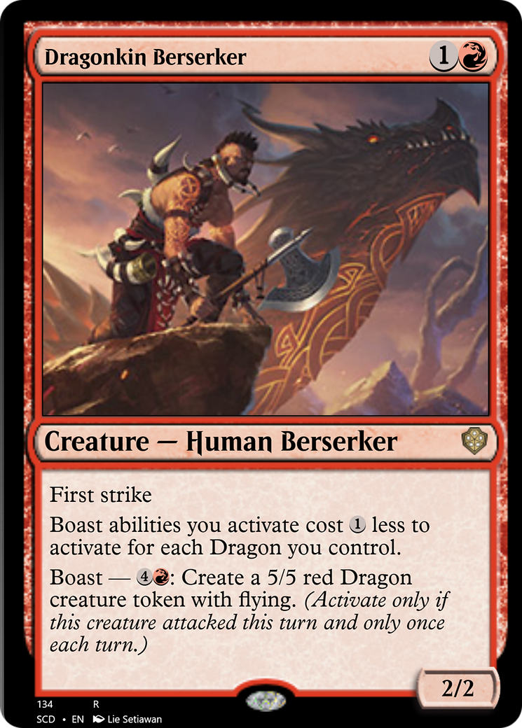 Dragonkin Berserker [Starter Commander Decks] | Dragon's Lair Comics and Fantasy Houston TX