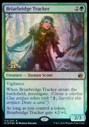 Briarbridge Tracker [Innistrad: Midnight Hunt Prerelease Promos] | Dragon's Lair Comics and Fantasy Houston TX