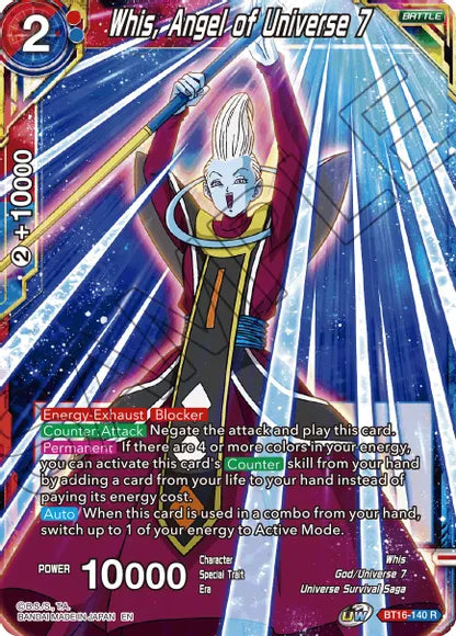 Whis, Angel of Universe 7 (BT16-140) [Realm of the Gods] | Dragon's Lair Comics and Fantasy Houston TX