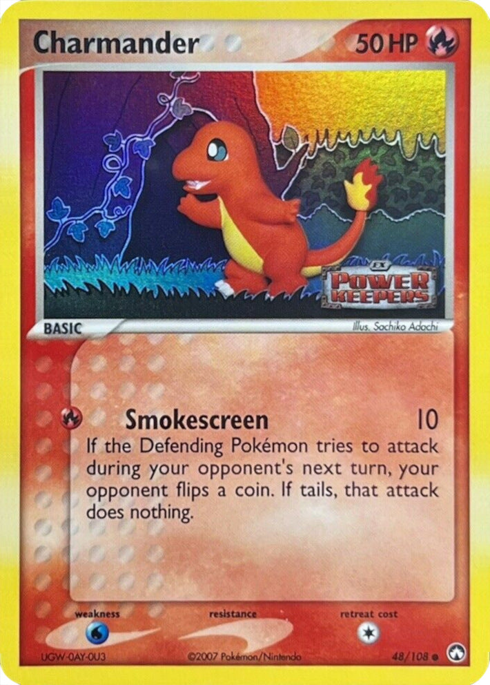 Charmander (48/108) (Stamped) [EX: Power Keepers] | Dragon's Lair Comics and Fantasy Houston TX