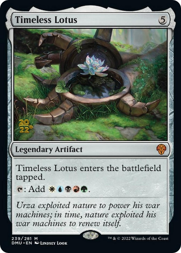 Timeless Lotus [Dominaria United Prerelease Promos] | Dragon's Lair Comics and Fantasy Houston TX