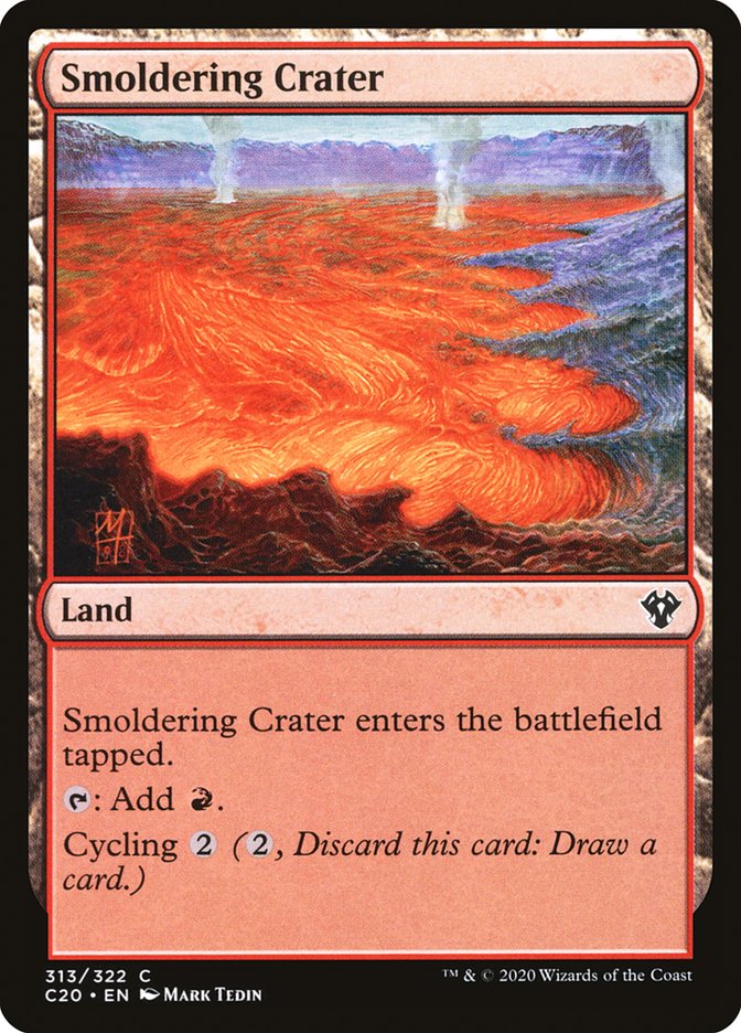 Smoldering Crater [Commander 2020] | Dragon's Lair Comics and Fantasy Houston TX