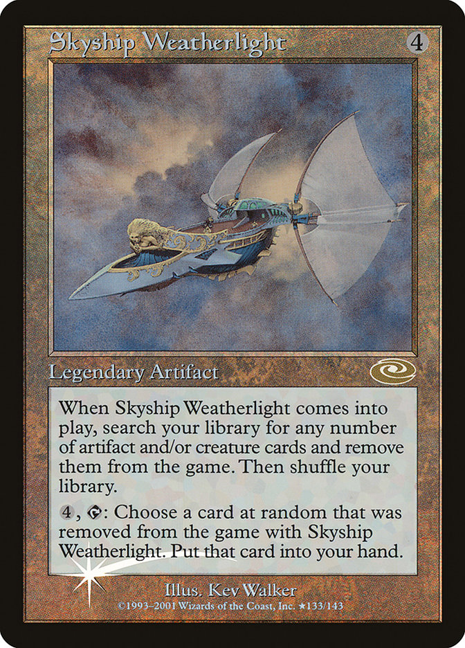 Skyship Weatherlight (Kev Walker) [Planeshift] | Dragon's Lair Comics and Fantasy Houston TX