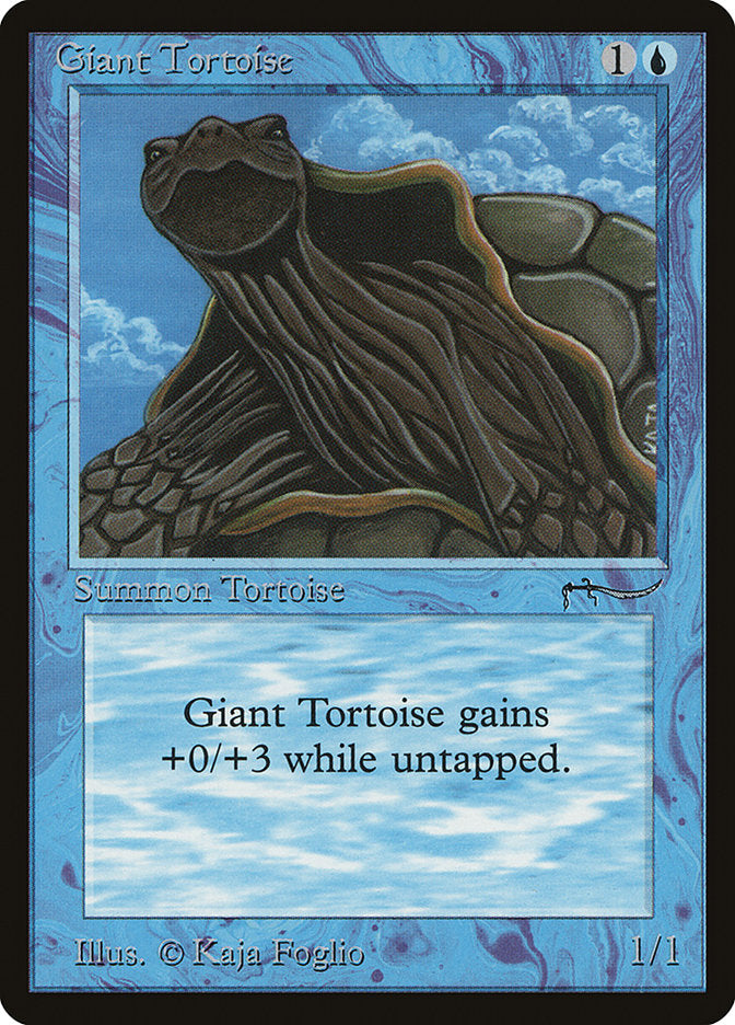 Giant Tortoise (Light Mana Cost) [Arabian Nights] | Dragon's Lair Comics and Fantasy Houston TX