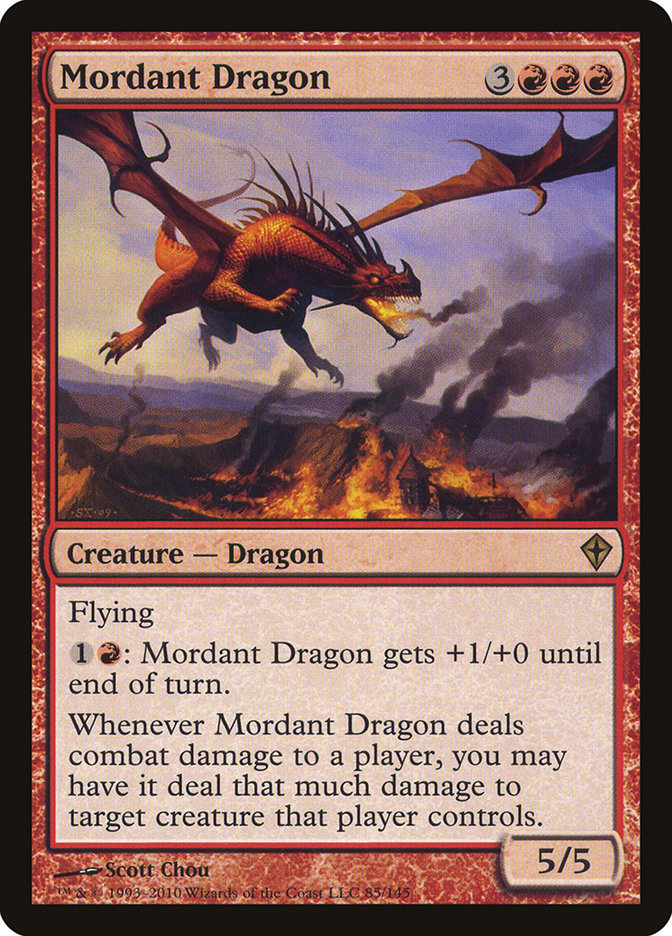 Mordant Dragon [Worldwake] | Dragon's Lair Comics and Fantasy Houston TX