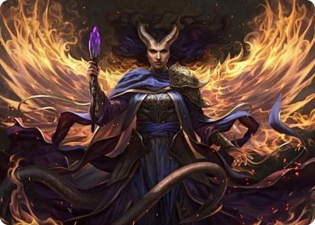 Farideh, Devil's Chosen Art Card [Dungeons & Dragons: Adventures in the Forgotten Realms Art Series] | Dragon's Lair Comics and Fantasy Houston TX