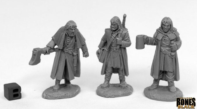 Reaper Bones: Human Fighter Mercenaries (3) | Dragon's Lair Comics and Fantasy Houston TX