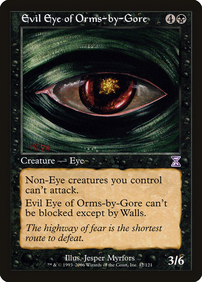 Evil Eye of Orms-by-Gore [Time Spiral Timeshifted] | Dragon's Lair Comics and Fantasy Houston TX