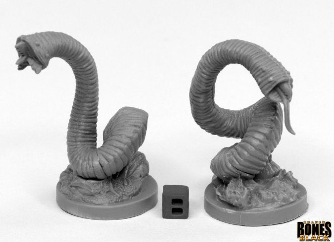 Reaper Bones Black: Giant Leeches (2) | Dragon's Lair Comics and Fantasy Houston TX