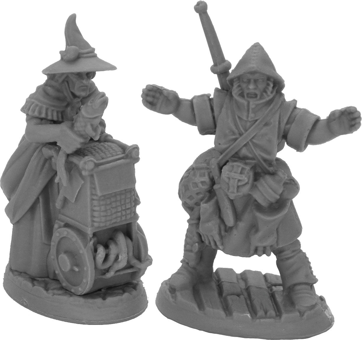 Reaper Bones Black: Dreadmere Townsfolk - Fishmongers (2) | Dragon's Lair Comics and Fantasy Houston TX