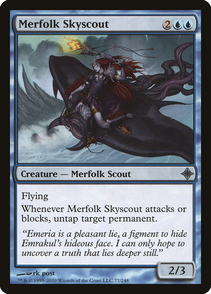 Merfolk Skyscout [Rise of the Eldrazi] | Dragon's Lair Comics and Fantasy Houston TX