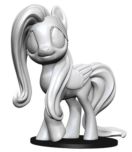 Wizkids My Little Pony Deep Cuts Unpainted Miniatures: Fluttershy | Dragon's Lair Comics and Fantasy Houston TX