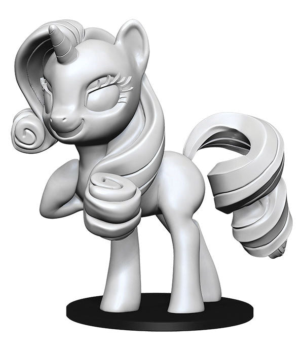 Wizkids My Little Pony Deep Cuts Unpainted Miniatures: Rarity | Dragon's Lair Comics and Fantasy Houston TX