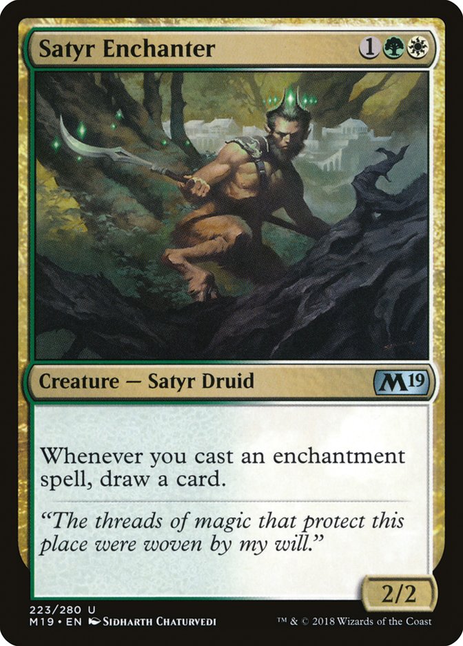 Satyr Enchanter [Core Set 2019] | Dragon's Lair Comics and Fantasy Houston TX