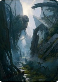 Swamp 2 Art Card [Zendikar Rising Art Series] | Dragon's Lair Comics and Fantasy Houston TX