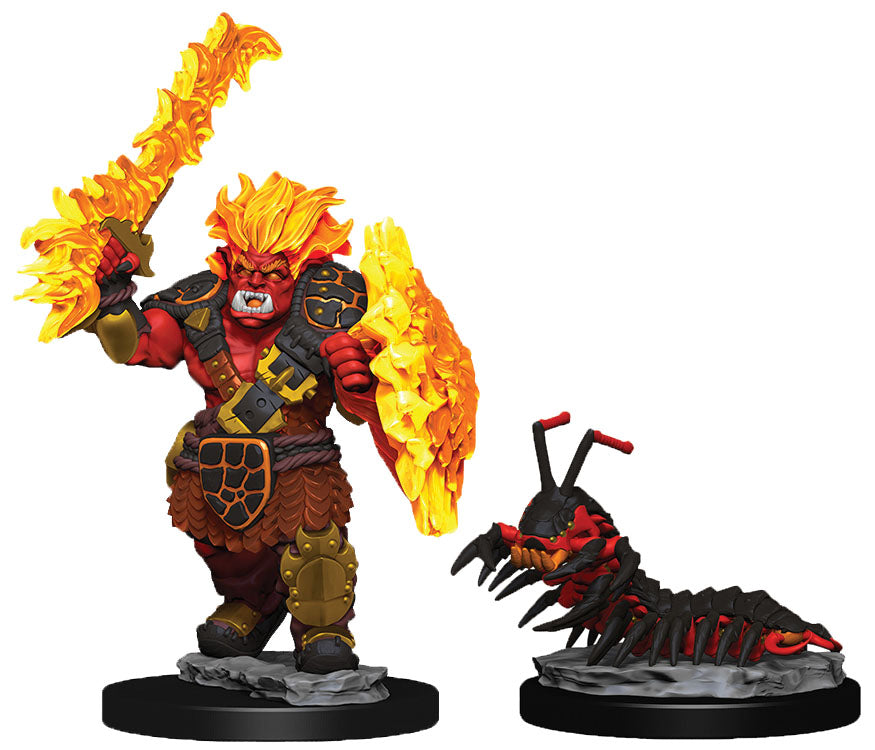 WizKids Wardlings: W4 Fire Orc & Fire Centipede | Dragon's Lair Comics and Fantasy Houston TX