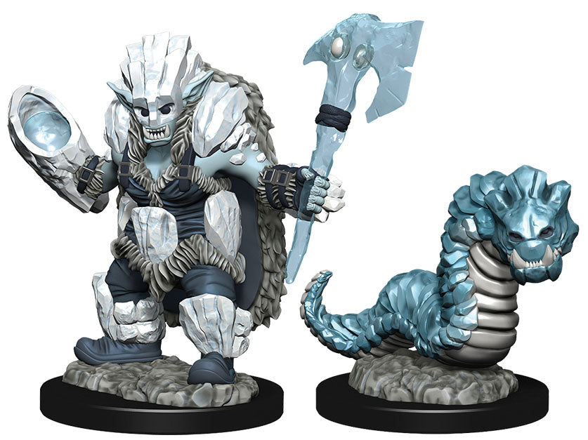 WizKids Wardlings: W4 Ice Orc & Ice Worm | Dragon's Lair Comics and Fantasy Houston TX